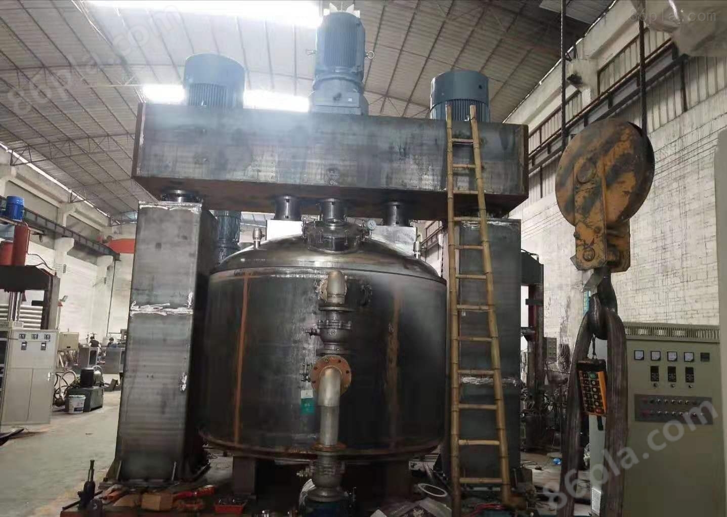 广西梧州强力分散机不锈钢反应釜制胶设备