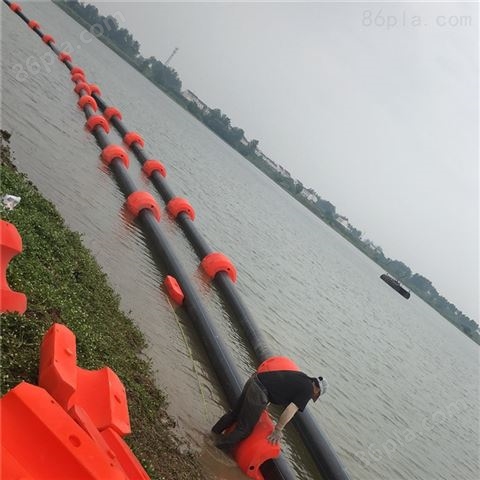 江河抽沙管道配套浮体直径70厘米塑料浮筒