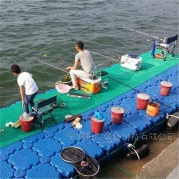 南昌游艇码头浮桥水上钓鱼平台浮筒塑料浮筒