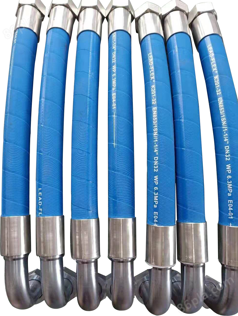 蓝色耐高温橡胶管2