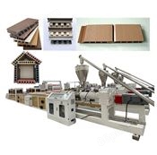 PE WPC Wood Plastic Composite Decking Floor Outdoor Wall Cladding Panel Extruder Making Machine