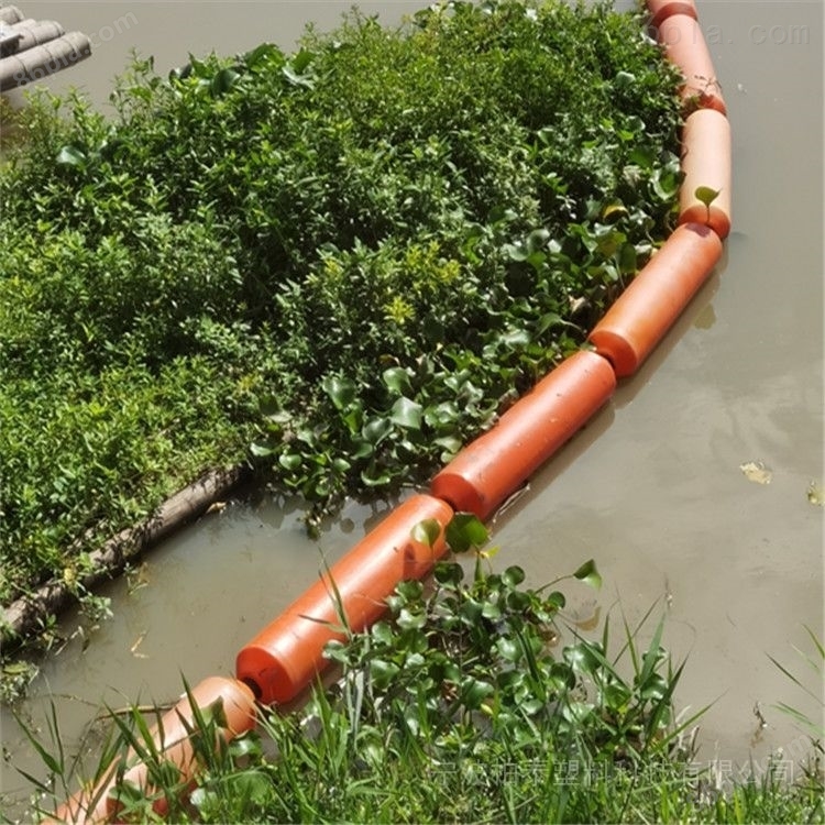 河道水草拦截浮漂 聚乙烯水上拦污浮筒