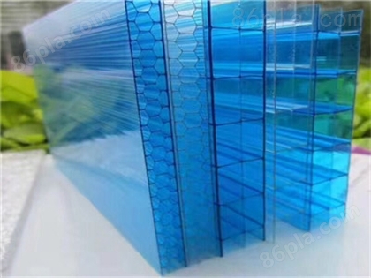 杰出透明PC阳光板，PC中空板，规格颜色定制