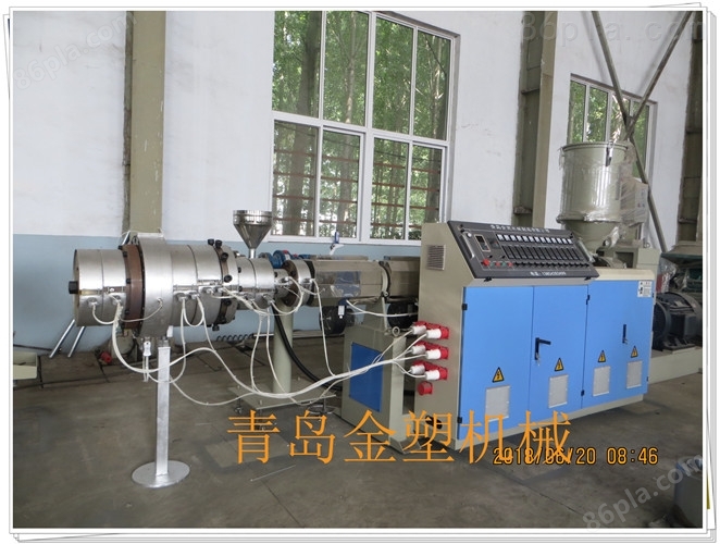 pe管供水管生产线 pe燃气管机器