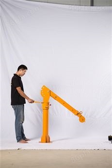 小型车载吊机吊粮机价格-12V24V电动悬臂吊