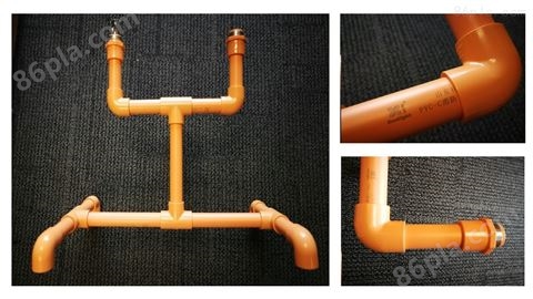 PVC-C消防塑料管件90°弯头